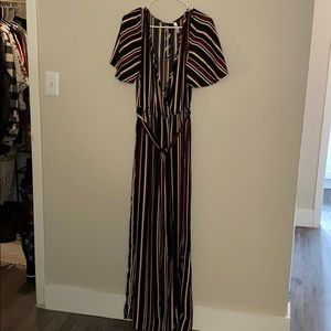 Short Sleeve Striped Jumper